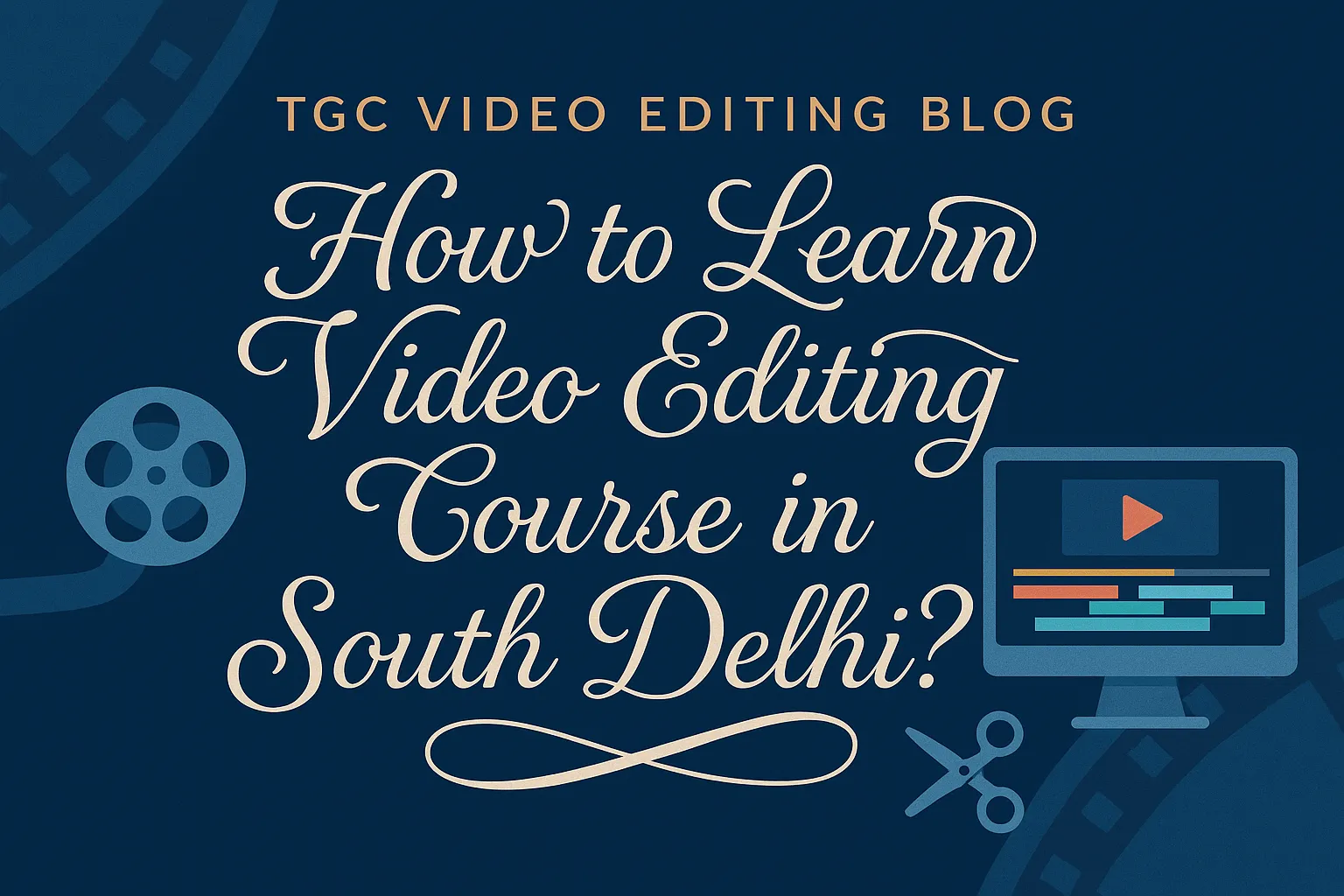 How to Learn Video Editing Course in South Delhi?